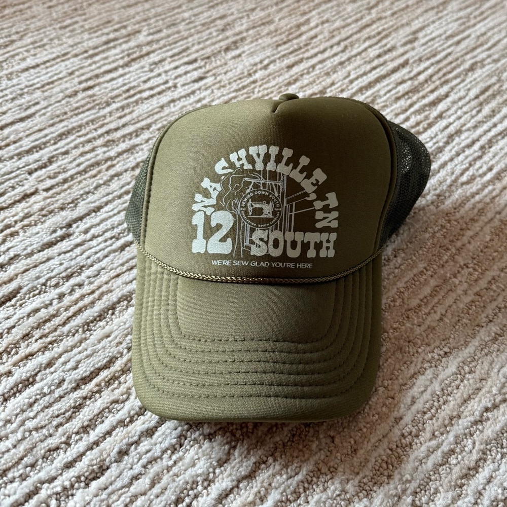 OTTO Olive Mesh Back Hat